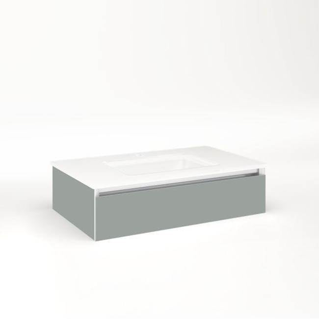 Robern - CARTESIAN, 30X7.5X18, MAT GRY, FIX, SNL - Matte Gray