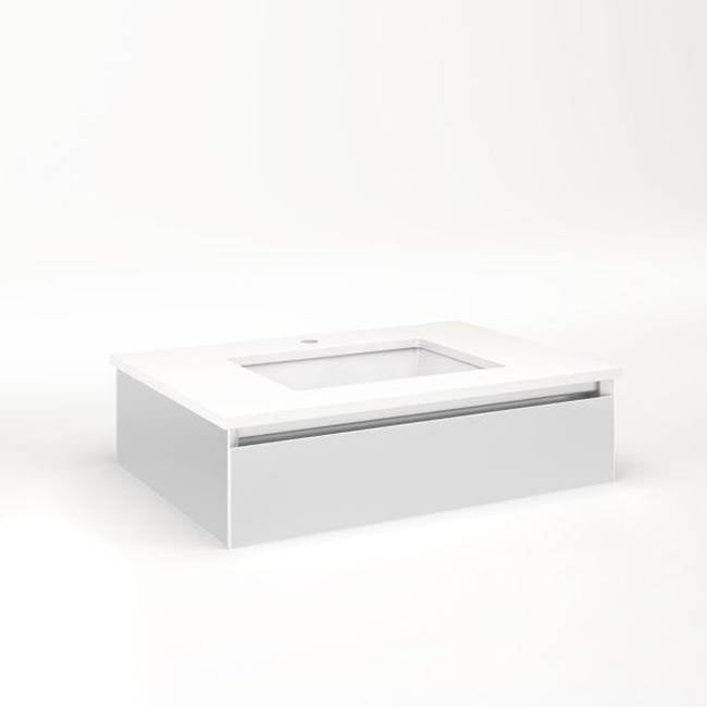 Robern - CARTESIAN, 30X7.5X21, SAT WHT, FIX, SNL - Satin White
