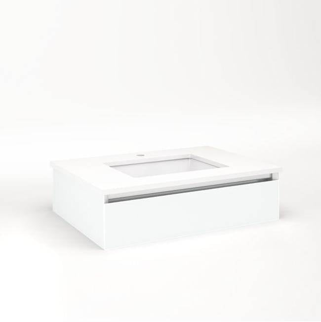 Robern - CARTESIAN, 30X7.5X21, MAT WHT, FIX, SNL - Matte White