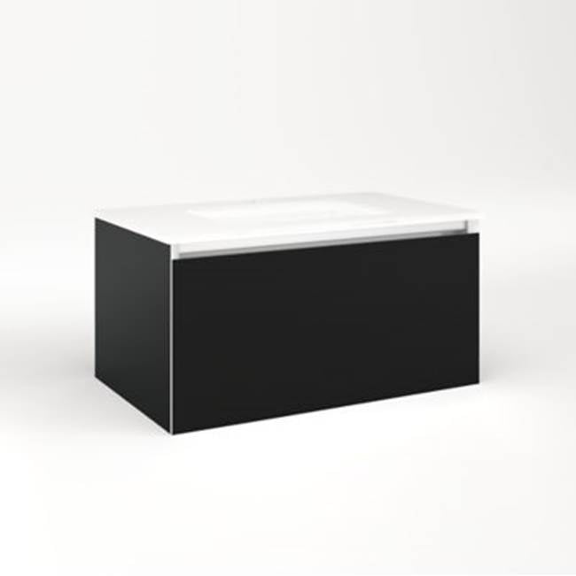 Robern - Cartesian, 30X15X18,Mat Blk,Plumb, Snl - Matte Black