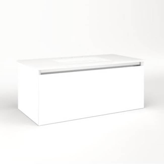 Robern - Cartesian, 36X15X18,White,Plumb, Snl - White