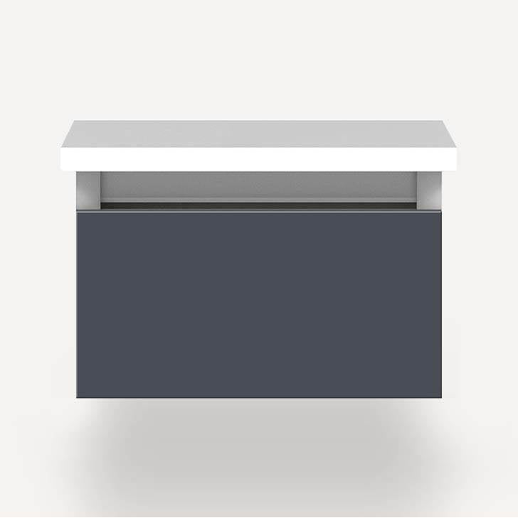 Robern - CARTESIAN, 12X7.5X21, M SLATE, FULL, SNL - Matte Slate
