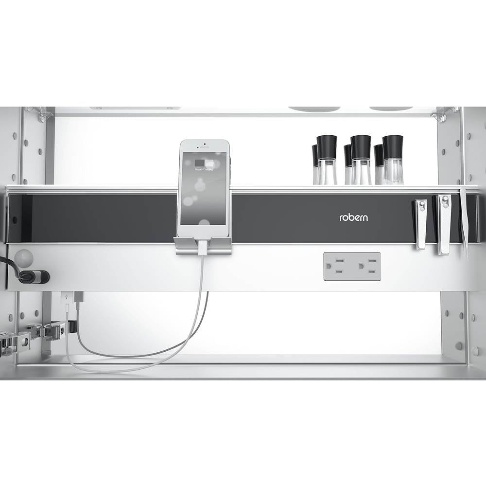 M Series Cabinet, 12'' x 40'' x 4'', Flat Top, Polished Edge, Right Hinge, Electric