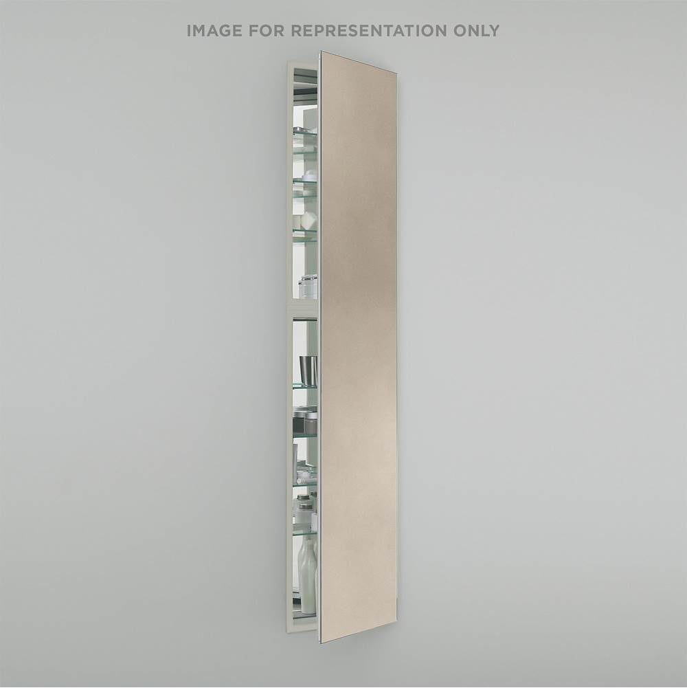 Robern - M Series Cabinet, 20'' x 70'' x 8'', Full Length, Satin Bronze, Right Hinge, Electric