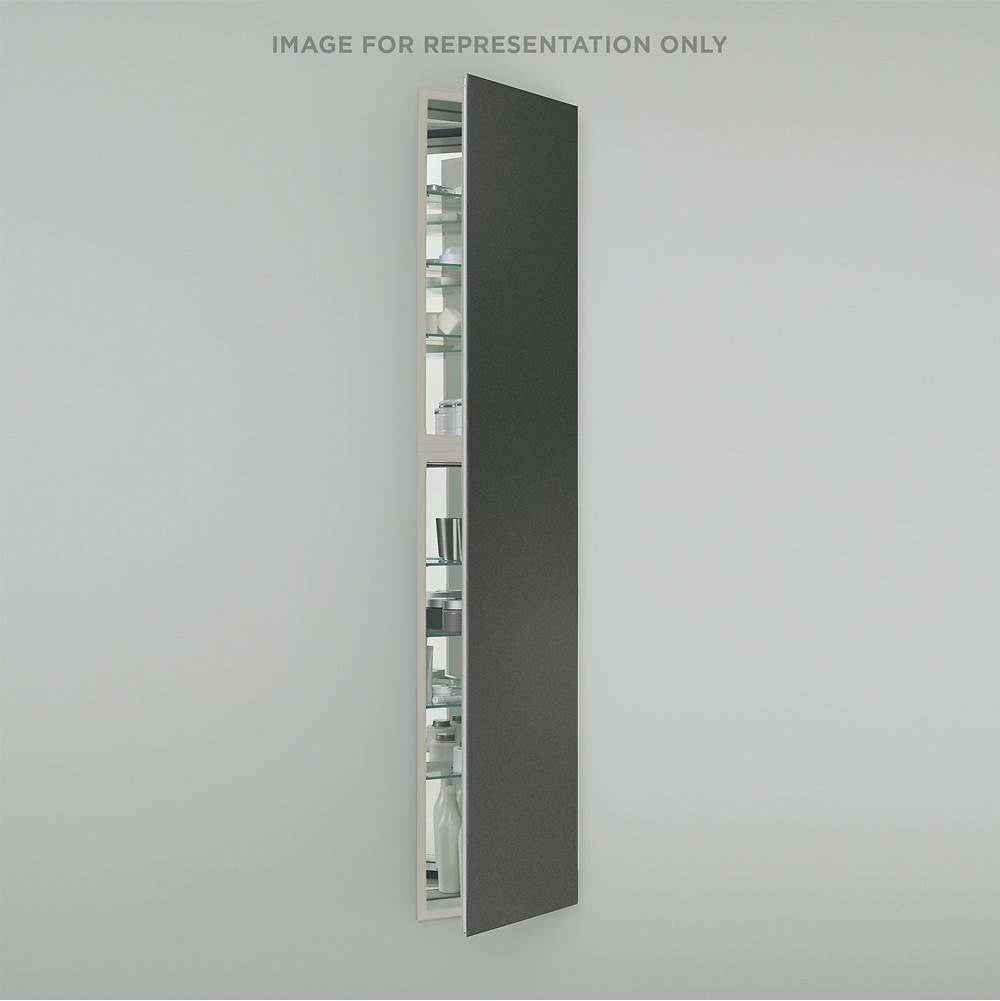 Robern - M Series Cabinet, 20'' x 70'' x 8'', Full Length, Matte Gray, Right Hinge, Non-Electric