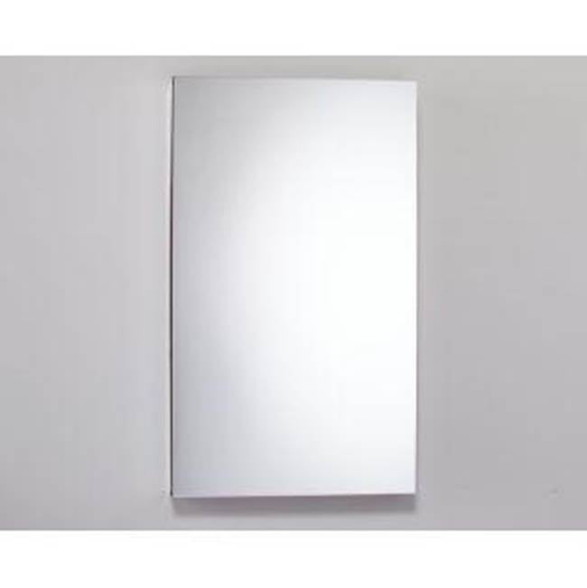 Robern - PL Series Cabinet, 19-1/4'' x 30'' x 4'', Flat Top, Polished Edge, Non-Handed (Reversible), Classic Gray Interior, Non-Electric