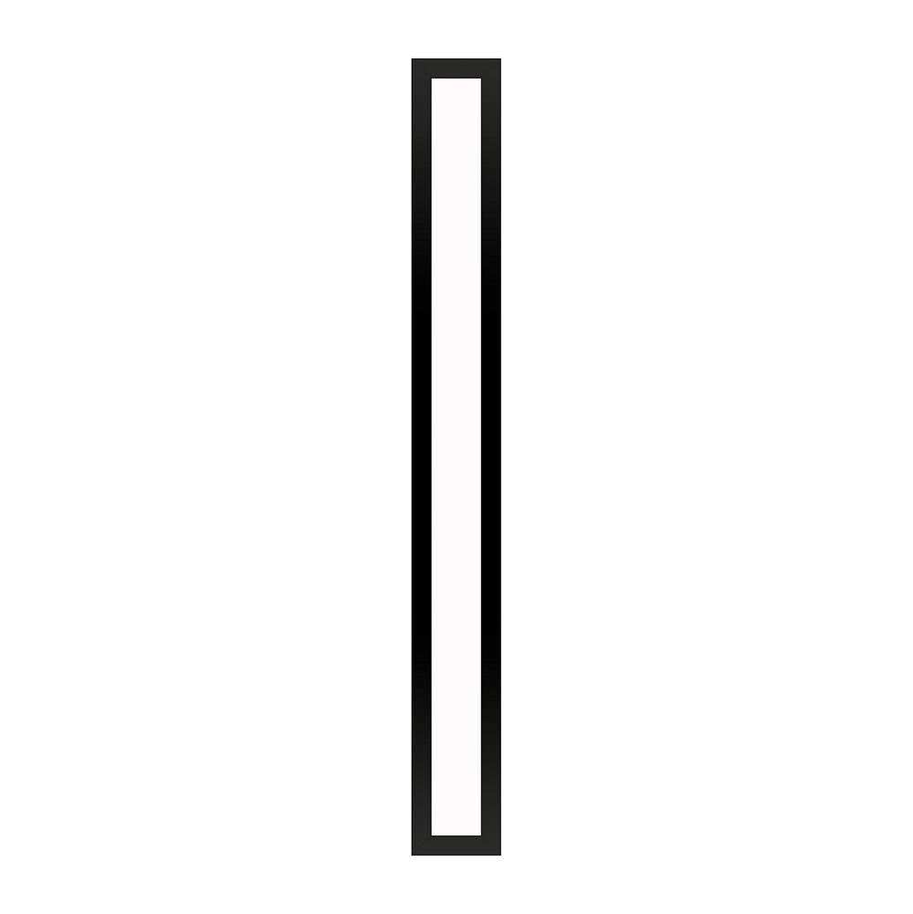 Robern - Profiles Framed Lighting, 3-1/2'' x 30'' x 4-5/8'', Matte Black, Variable 2700K to 5600K Temperature (Warm to Cool Light)