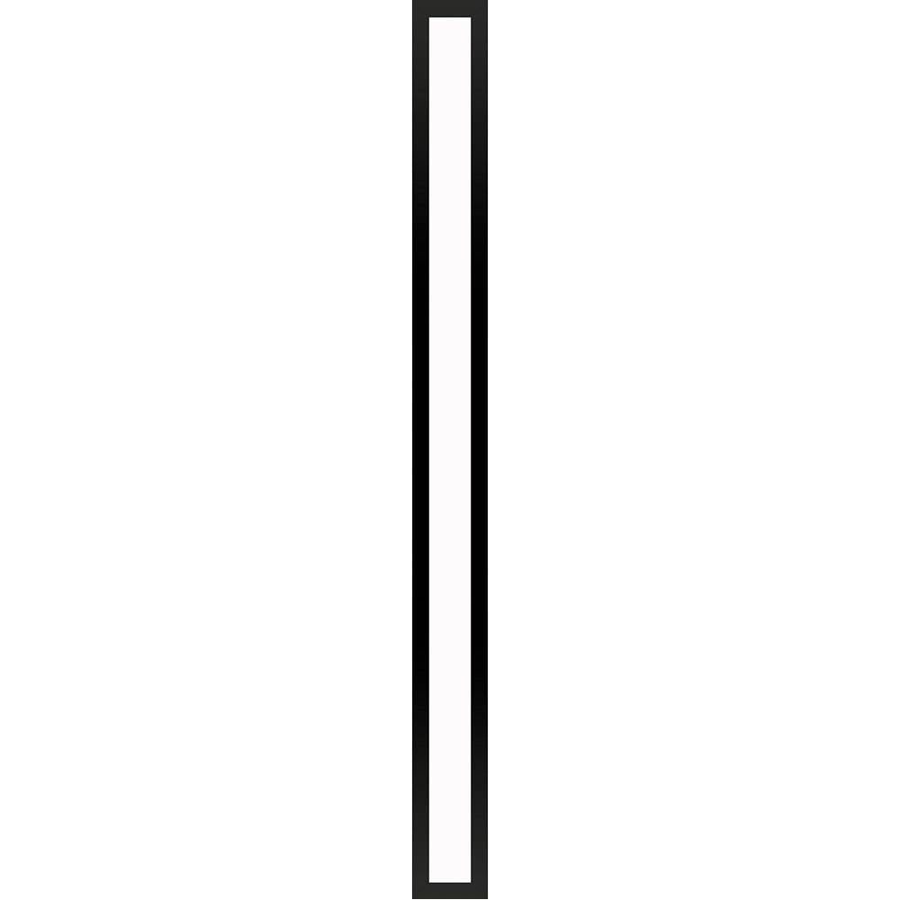 Robern - Profiles Framed Lighting, 3-1/2'' x 40'' x 4-5/8'', Matte Black, 4000K Temperature (Cool Light)