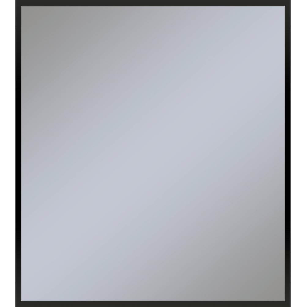 Robern - Profiles Framed Mirror, 36'' x 40'' x 3/4'', Matte Black - Matte Black