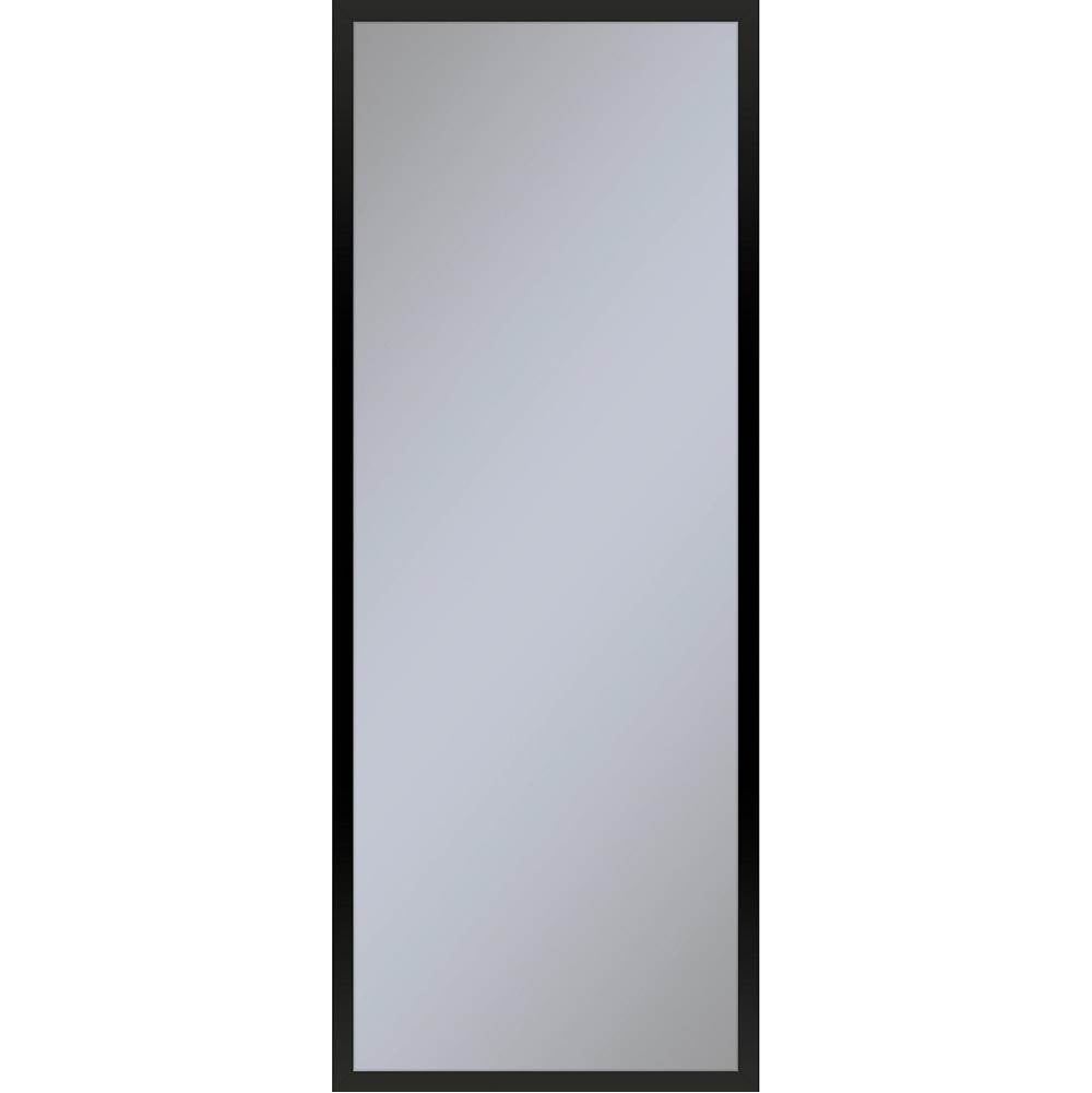 Robern - Profiles Framed Cabinet, 16'' x 40'' x 6'', Matte Black, Non-Electric, Reversible Hinge - Matte Black