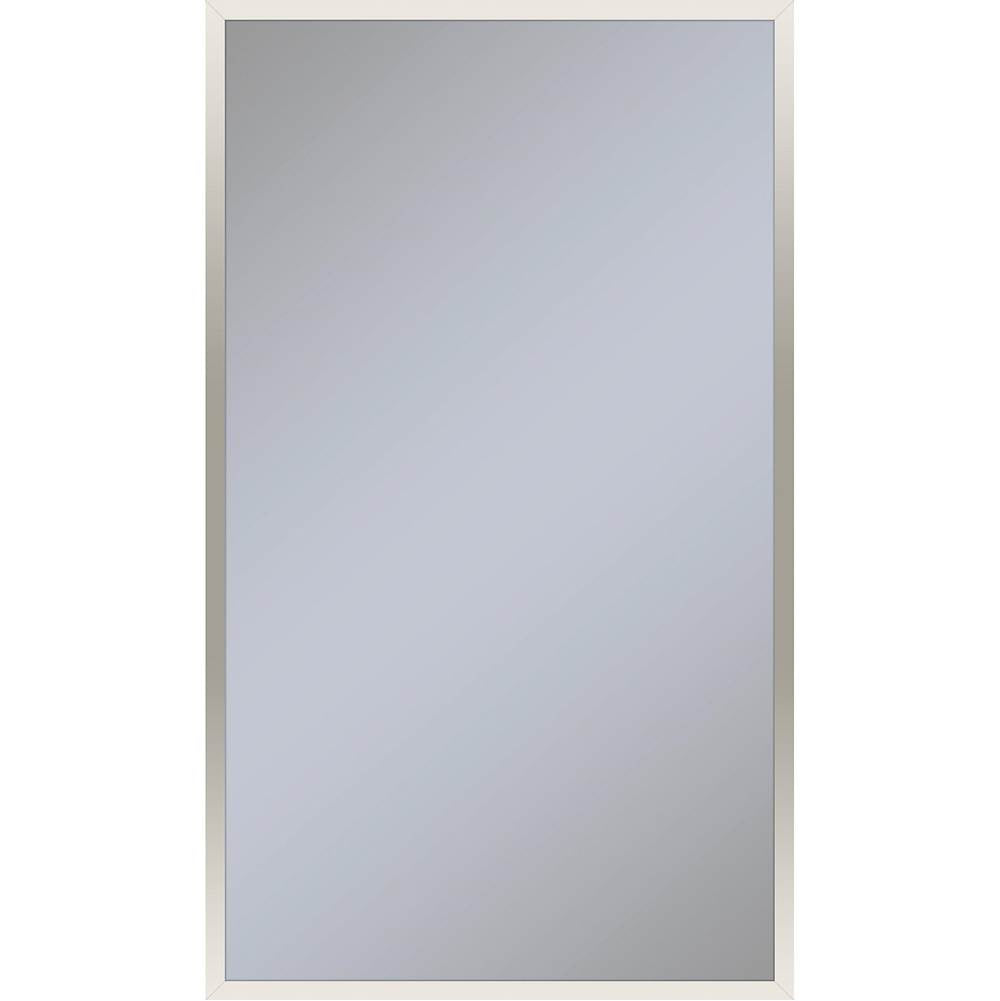 Robern - Profiles Framed Cabinet, 24'' x 40'' x 6'', Polished Nickel, Non-Electric, Reversible Hinge - Polished Nickel