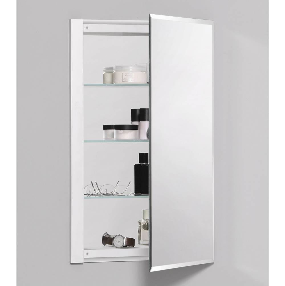 Robern - R3 Series Cabinet, 16'' x 26'' x 4'', Single Door, Bevel Edge