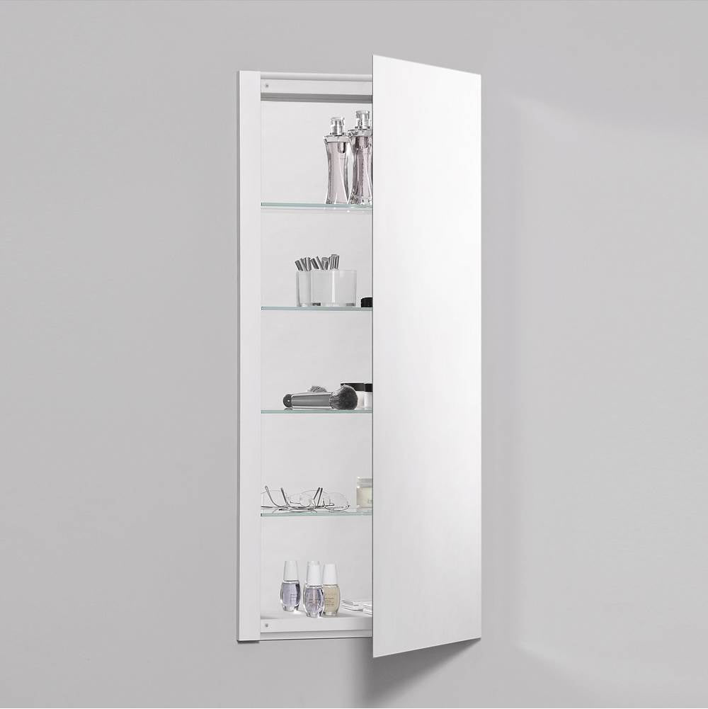 Robern - R3 Series Cabinet, 16'' x 36'' x 4'', Single Door, Polished Edge