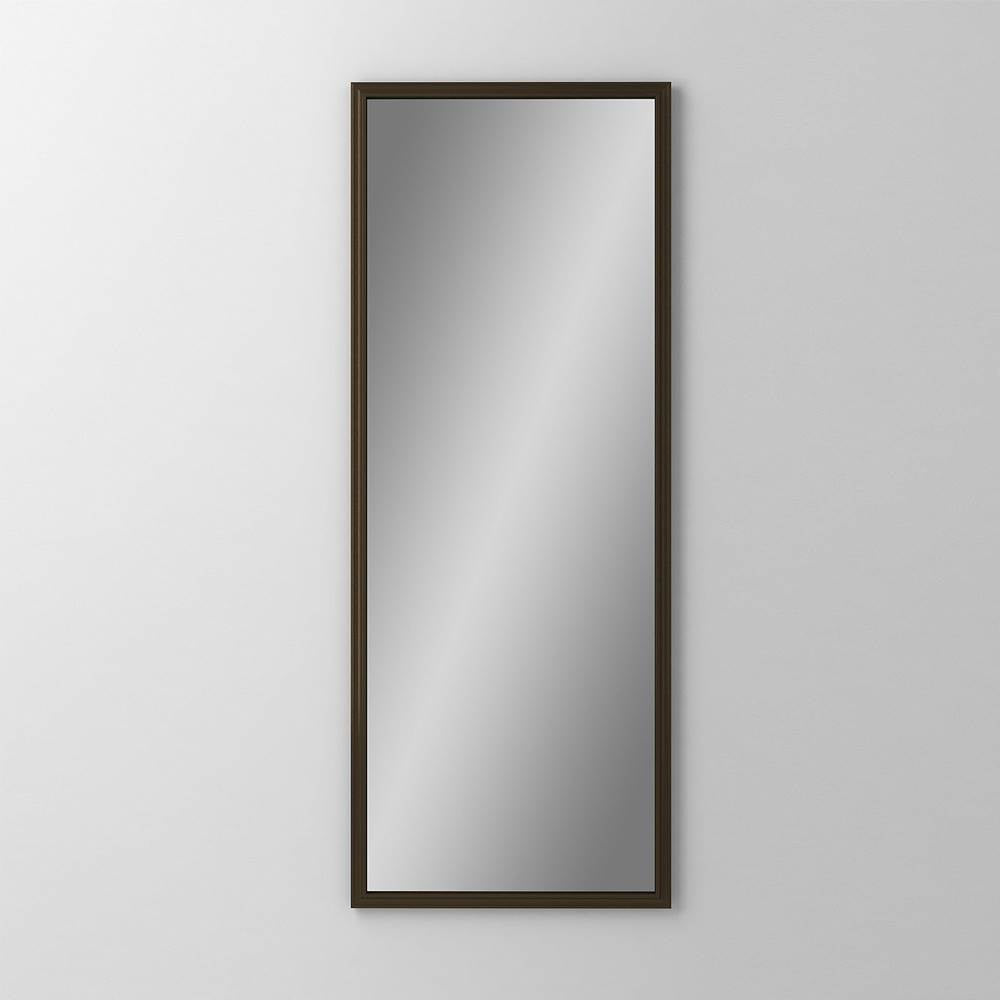 Robern - Main Line Mirror, 16'' x 40'' x 1-5/8'', Rosemont Frame, Brushed Bronze - Brushed Bronze