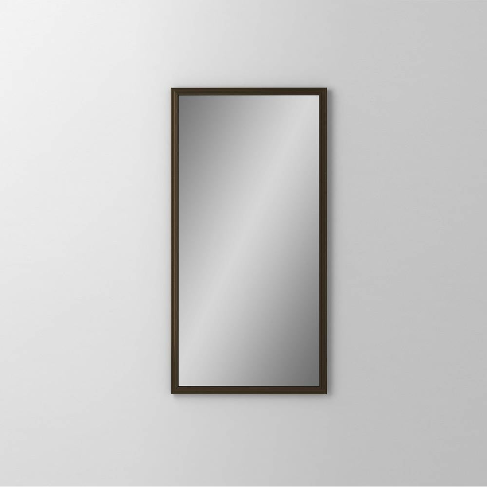 Robern - Main Line Mirror, 20'' x 40'' x 1-5/8'', Rosemont Frame, Brushed Bronze - Brushed Bronze