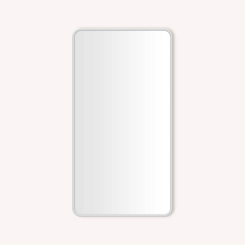 Robern - CAB, ROUND CORNR MTL 2444D4, POL SS, ELE - Polished Stainless Steel