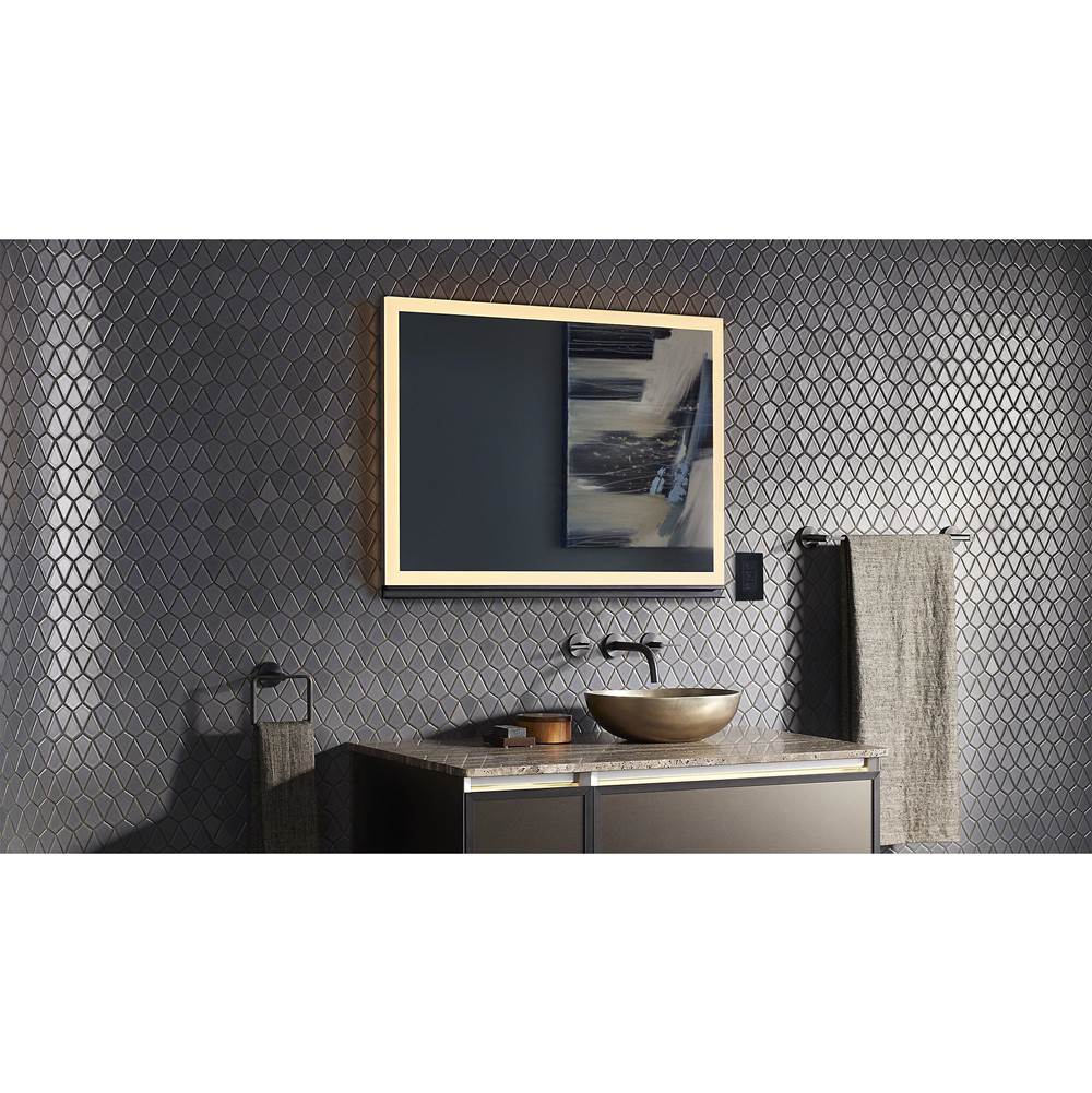 Uplift Tech Cabinet, 30'' x 27'' x 6'', Perimeter Light Pattern Mirror, 2700K Color Temperature (Warm White), Dimmable, Electric