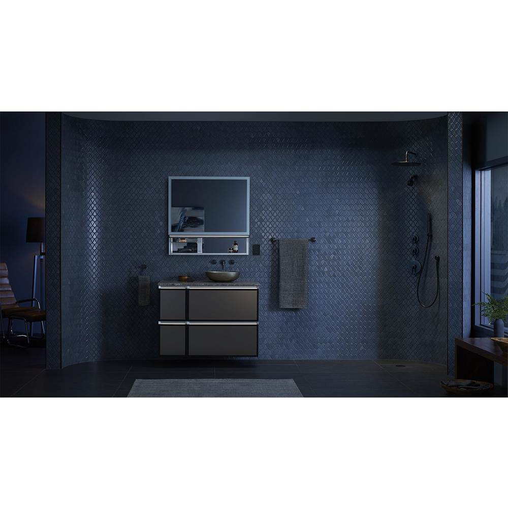 Uplift Tech Cabinet, 30'' x 27'' x 6'', Perimeter Light Pattern Mirror, 2700K Color Temperature (Warm White), Dimmable, Electric