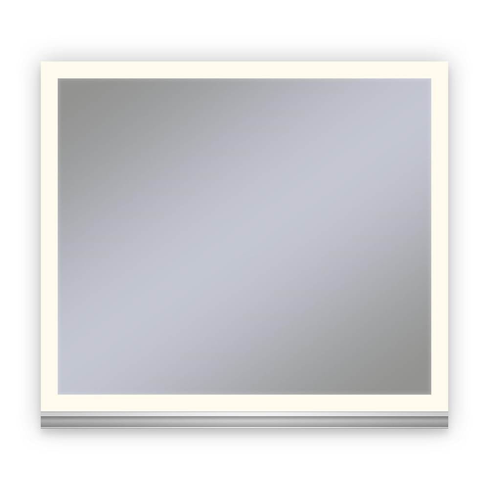 Robern - Uplift Tech Cabinet, 30'' x 27'' x 6'', Perimeter Light Pattern Mirror, 2700K Color Temperature (Warm White), Dimmable, Electric - Anodized Aluminum