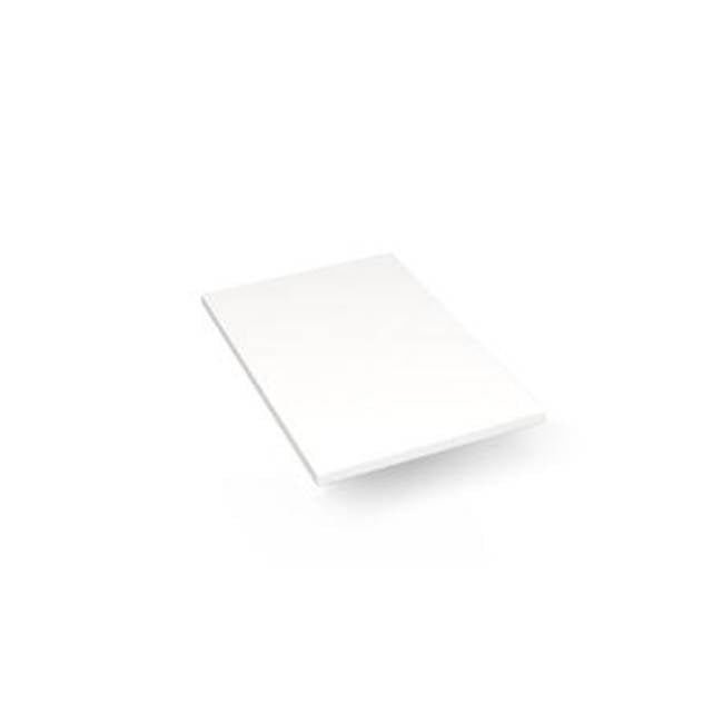 Robern - Engineered Stone Vanity Top, 13'' x 19'' x 3/4'', Dry Top, White Zeus Extreme