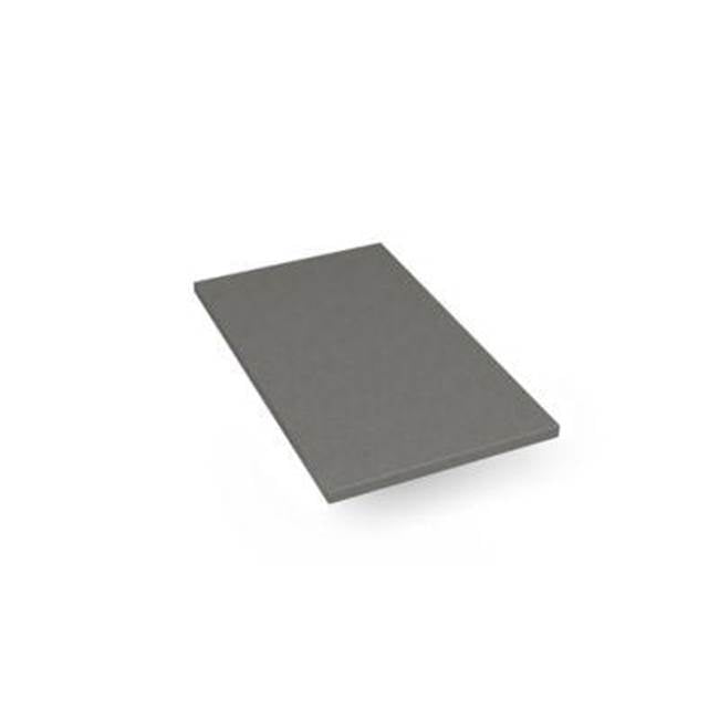 Robern - Engineered Stone Vanity Top, 13'' x 22'' x 3/4'', Dry Top, Stone Gray
