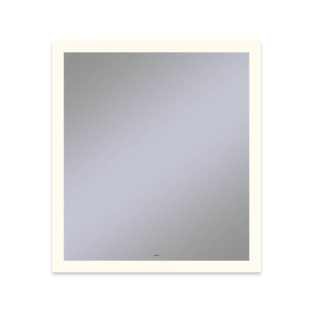 Robern - Vitality Lighted Mirror, 36'' x 40'' x 1-3/4'', Rectangle, Perimeter Light Pattern, 2700K Temperature (Warm Light), Dimmable, Defogger