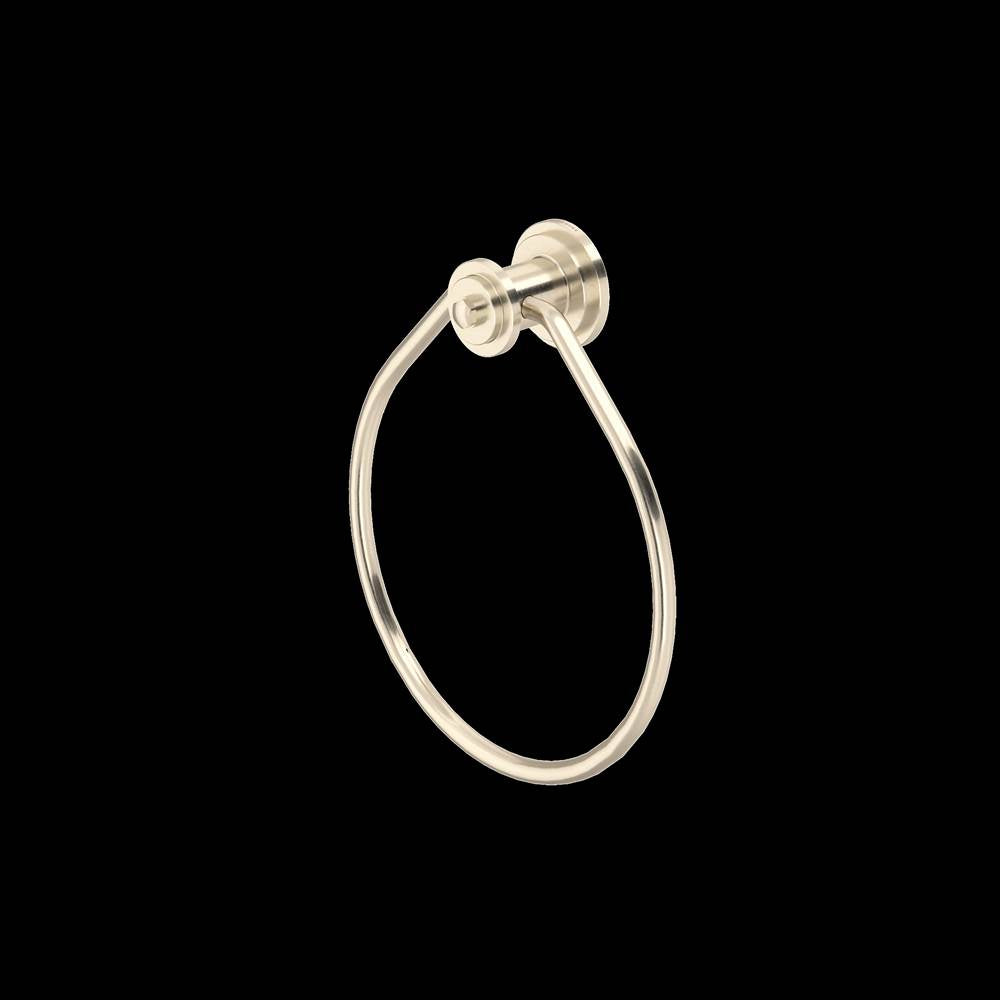 Rohl - ArmstrongE Towel Ring - Satin Nickel