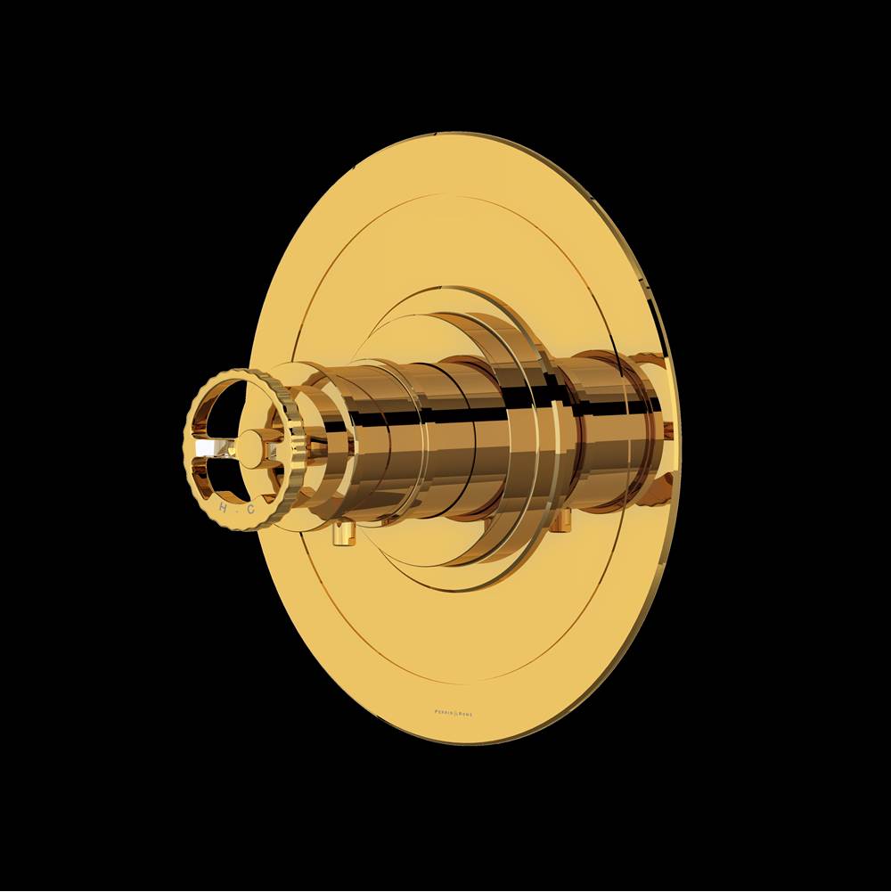 Rohl - ArmstrongE 3/4'' Thermostatic Trim Without Volume Control - Unlacquered Brass