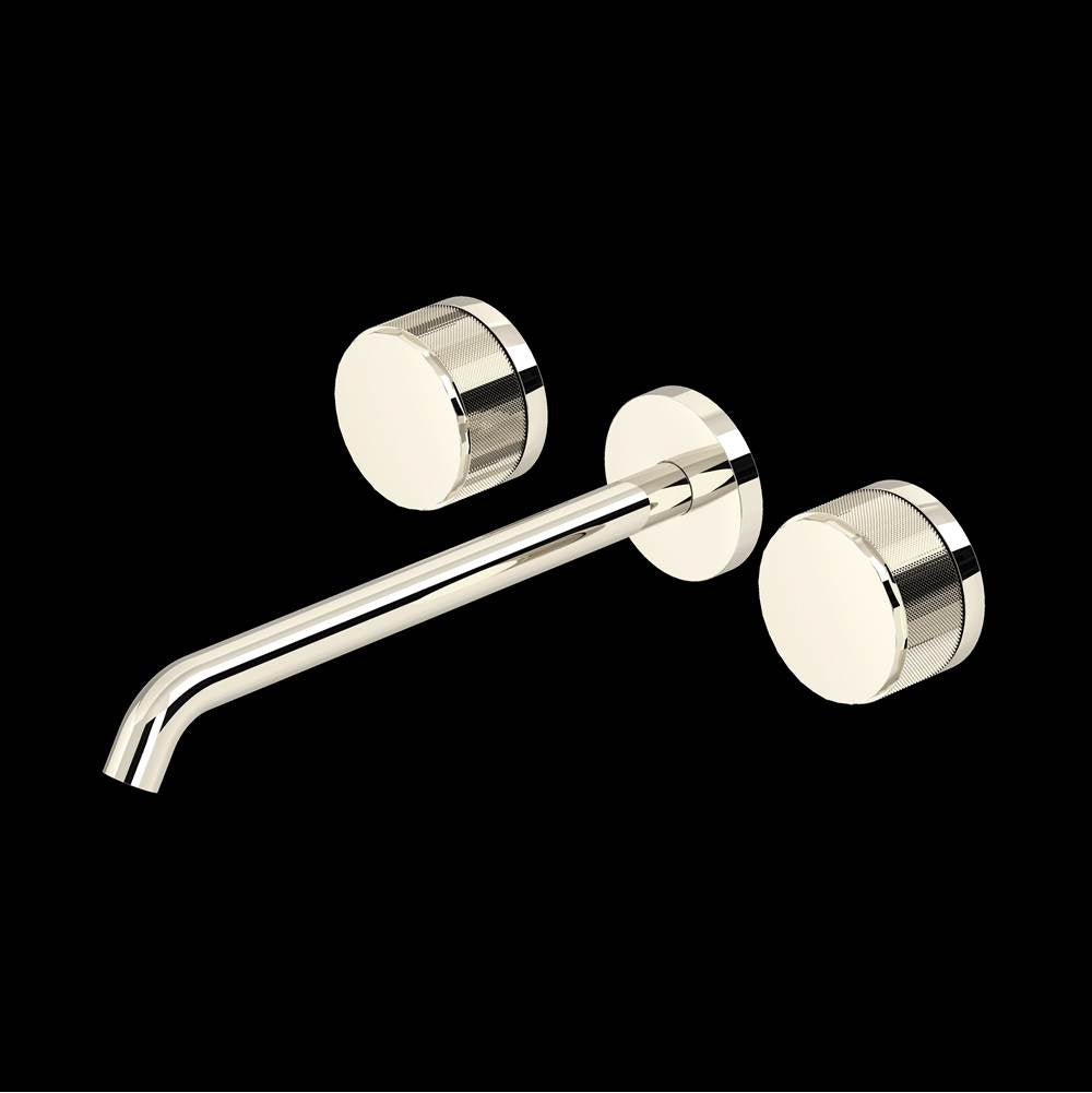 Rohl - AmahleE Wall Mount Tub Filler Trim With C-Spout - Polished Nickel