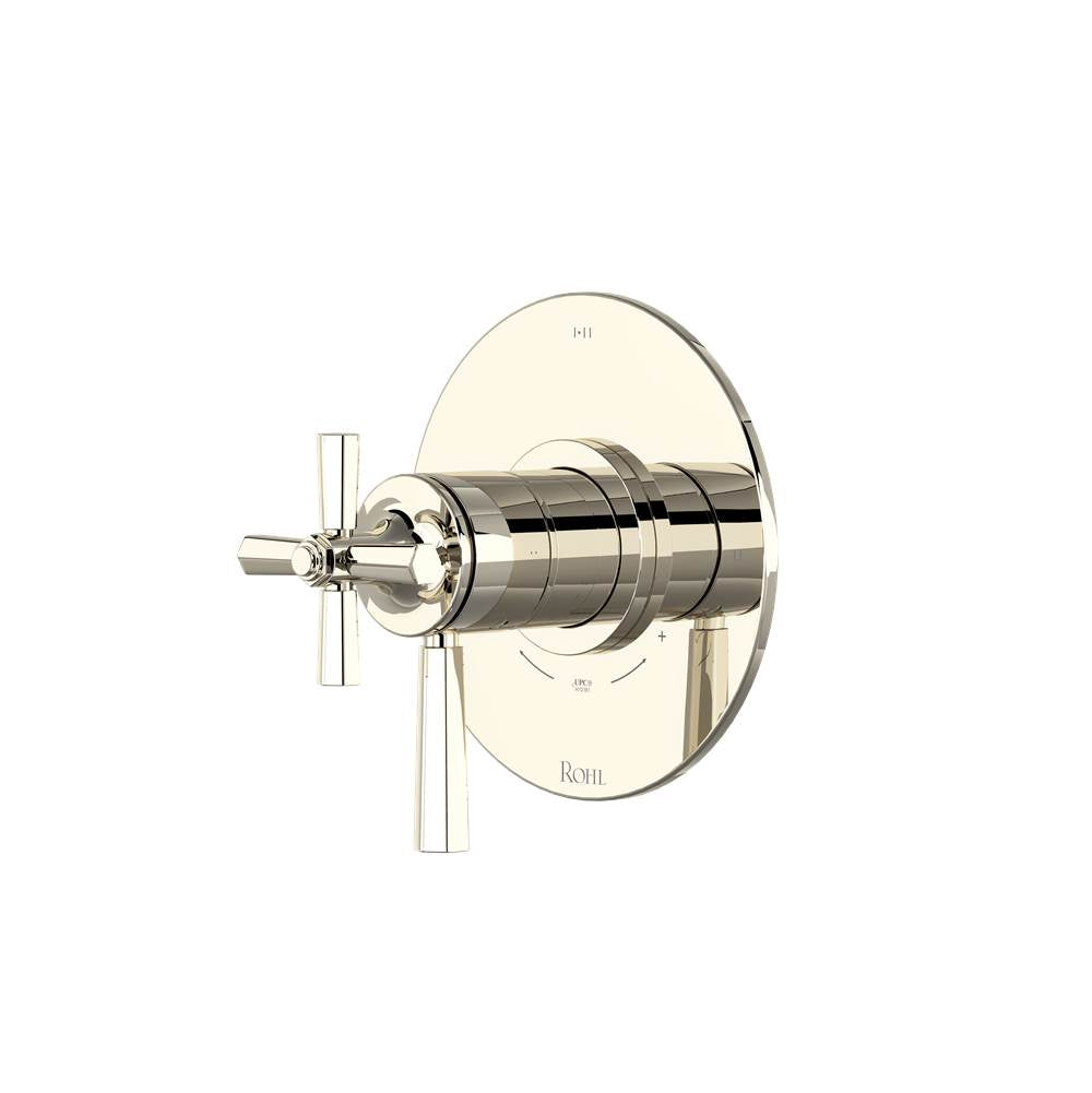 Rohl - ModelleE 1/2'' Therm & Pressure Balance Trim With 3 Functions - Polished Nickel