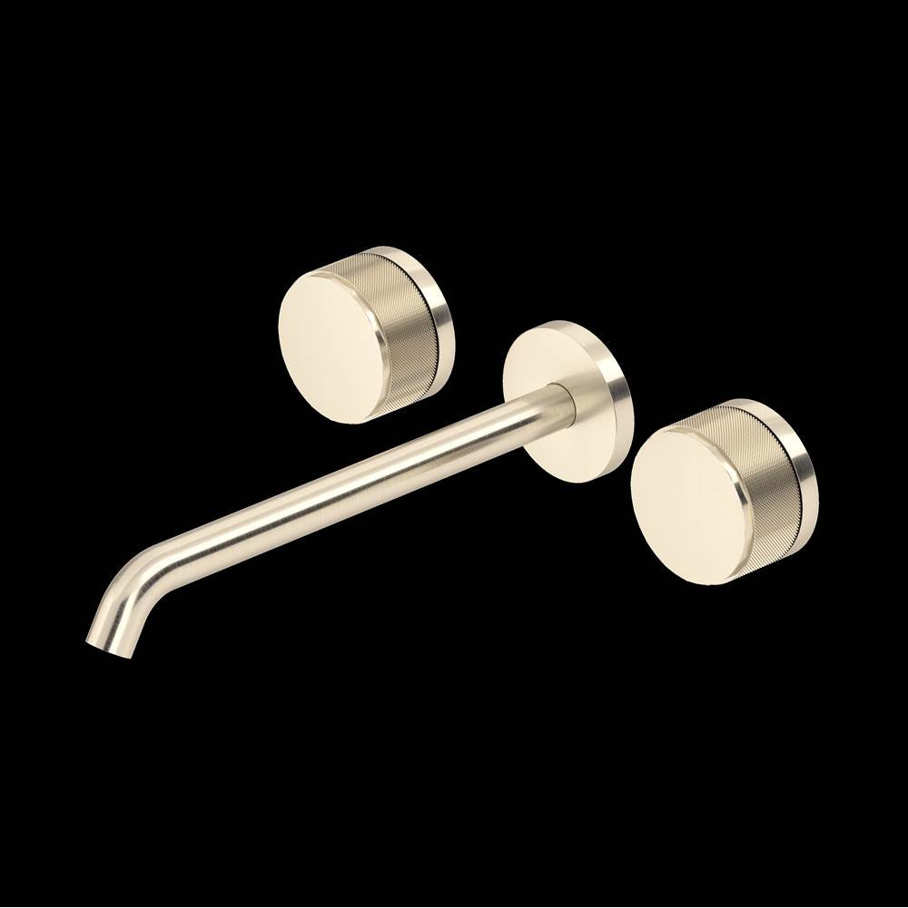 Rohl - AmahleE Wall Mount Tub Filler Trim With C-Spout - Satin Nickel