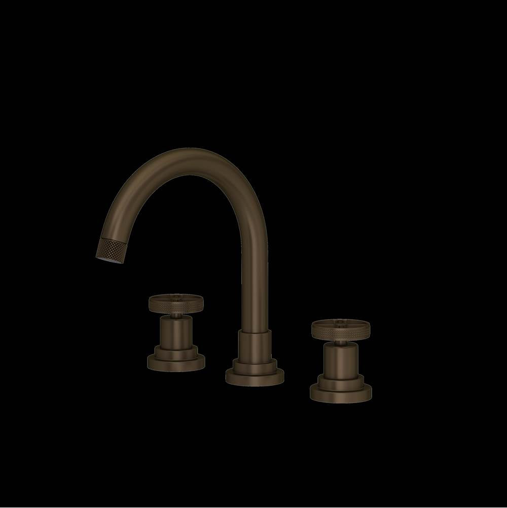 Rohl - CampoE Widespread Lavatory Faucet With C-Spout - Tuscan Brass