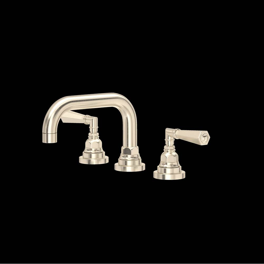 Rohl - San GiovanniE Widespread Lavatory Faucet With U-Spout - Satin Nickel