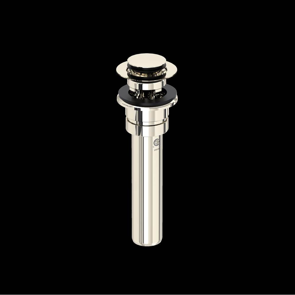 Rohl - Lavatory Push Drain With Overflow - Polished Nickel