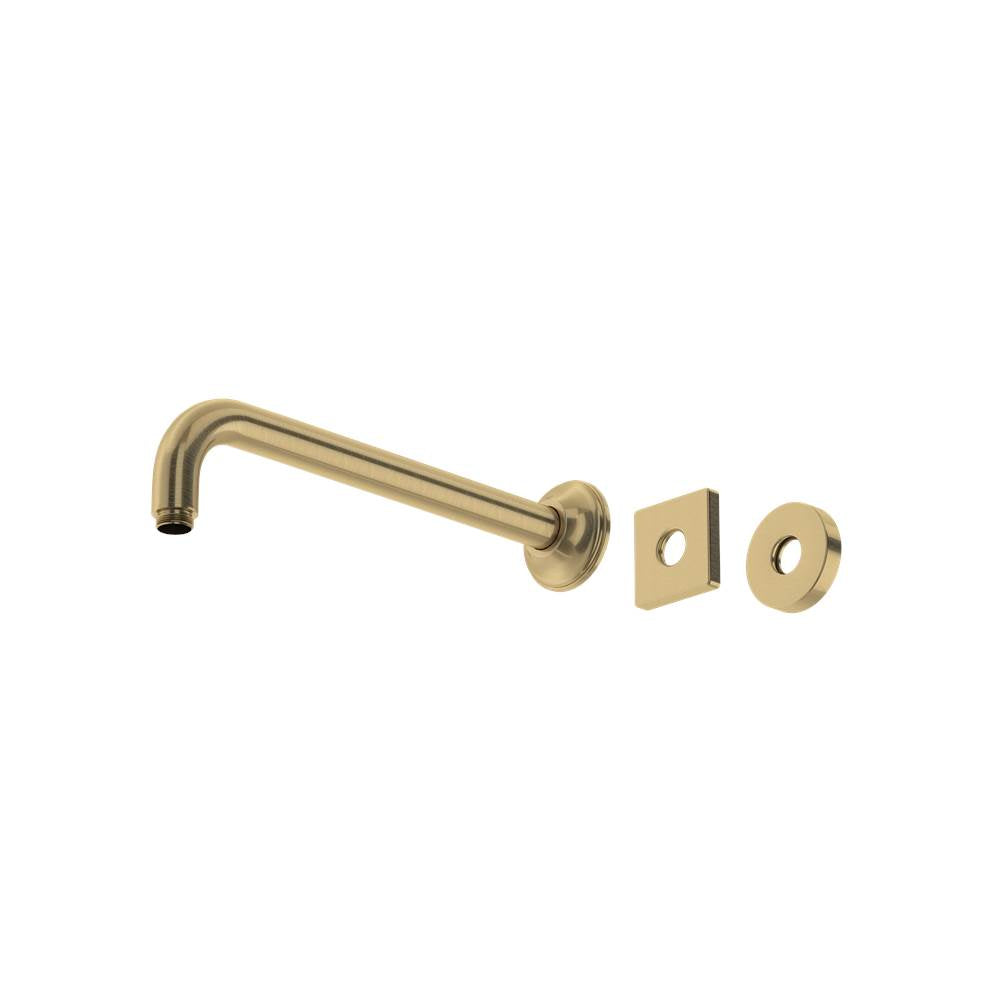Rohl - 12'' Wall Mount Shower Arm - Antique Gold