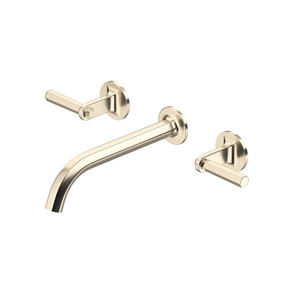 Rohl - ModelleE Wall Mount Lavatory Faucet Trim - Satin Nickel