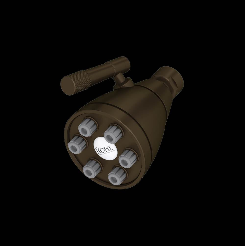 Rohl - 3'' Multi-Function Showerhead - Tuscan Brass