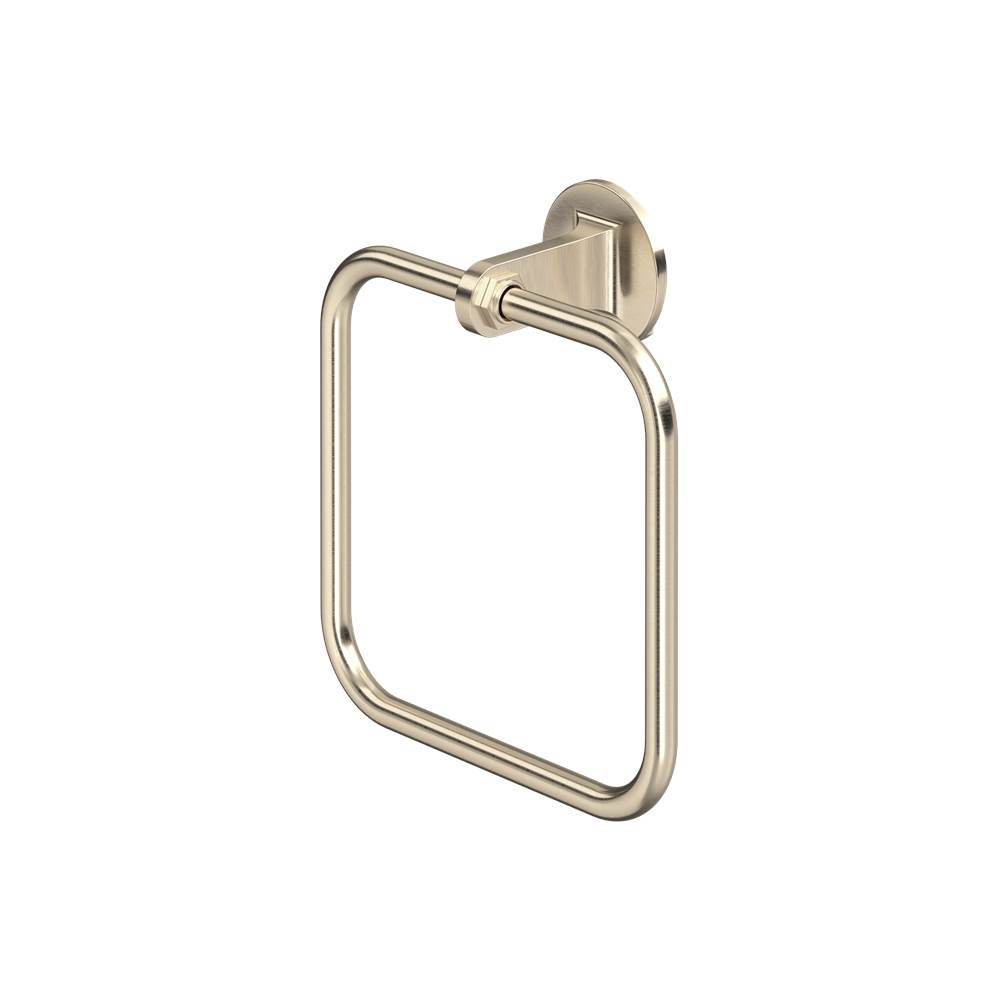 Rohl - ModelleE Towel Ring - Satin Nickel