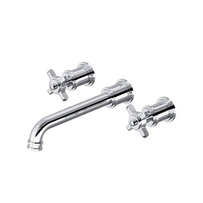 Rohl - ArmstrongE Wall Mount Lavatory Faucet Trim - Polished Chrome