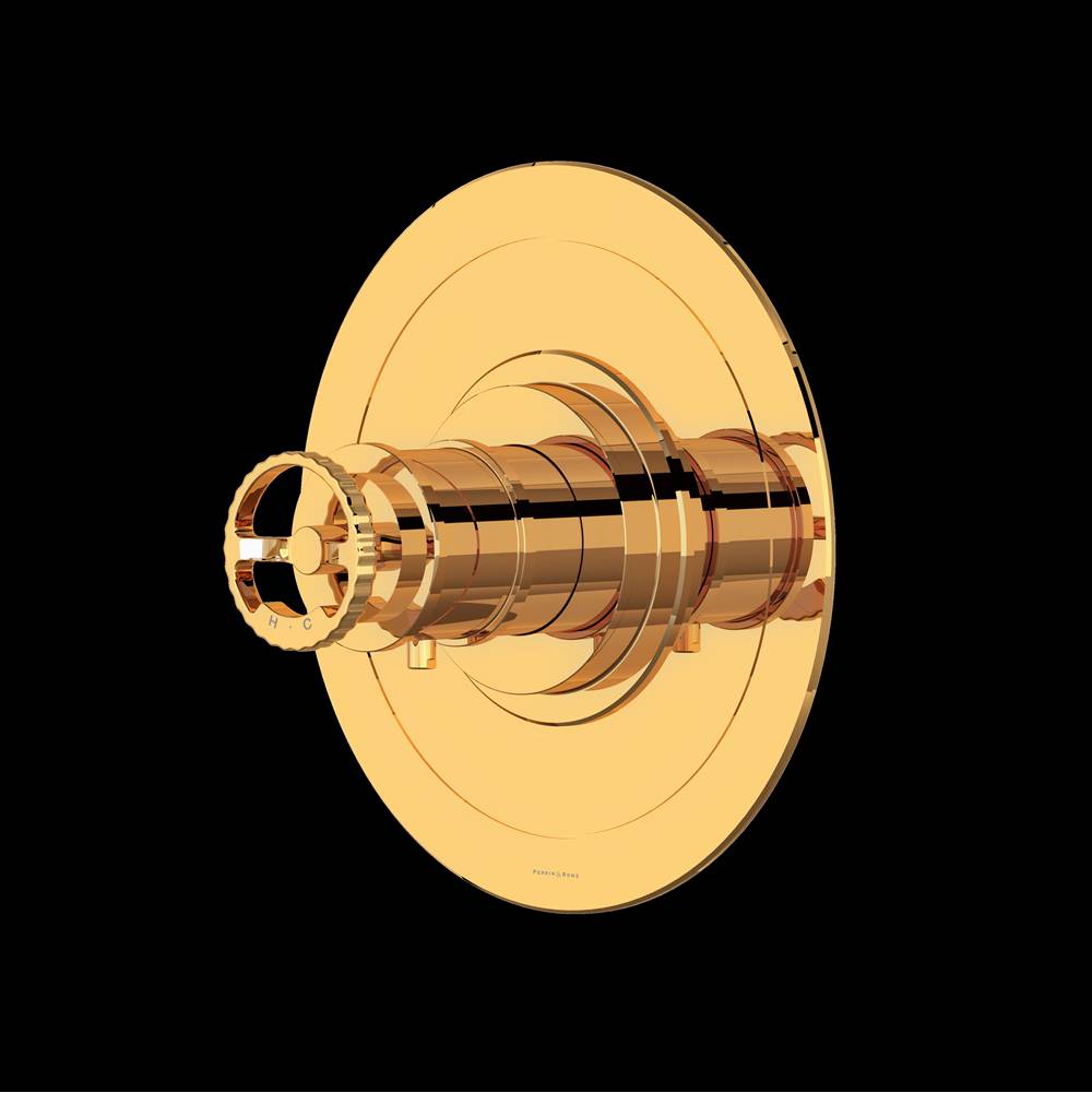 Rohl - ArmstrongE 3/4'' Thermostatic Trim Without Volume Control - English Gold