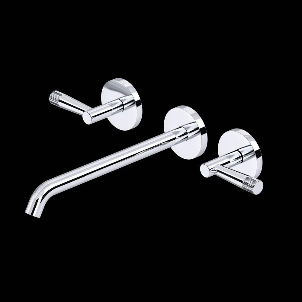 Rohl - AmahleE Wall Mount Tub Filler Trim With C-Spout - Polished Chrome