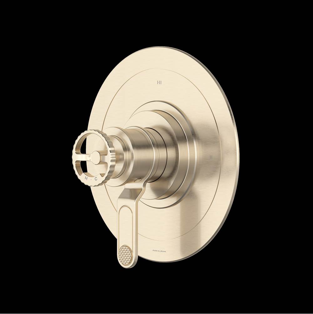 Rohl - ArmstrongE 1/2'' Therm & Pressure Balance Trim With 3 Functions - Satin Nickel