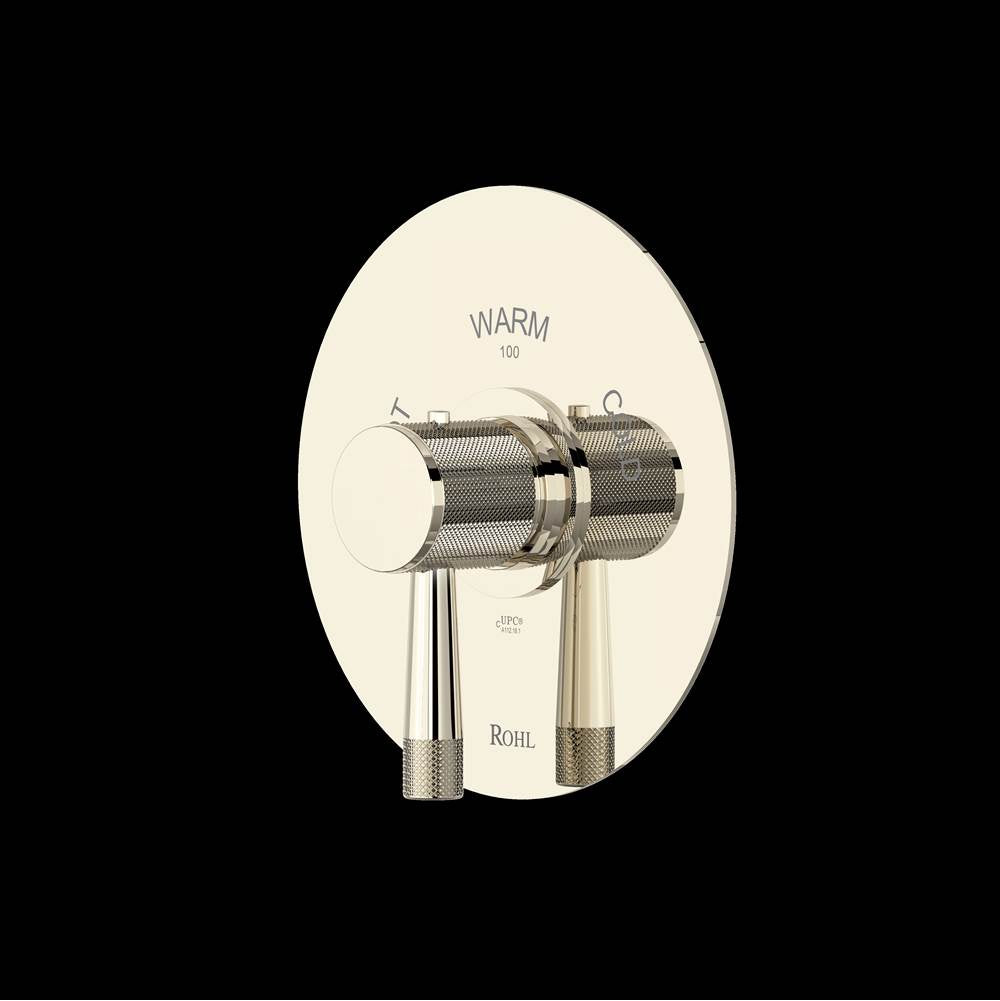 Rohl - AmahleE 3/4'' Thermostatic Trim Without Volume Control - Polished Nickel