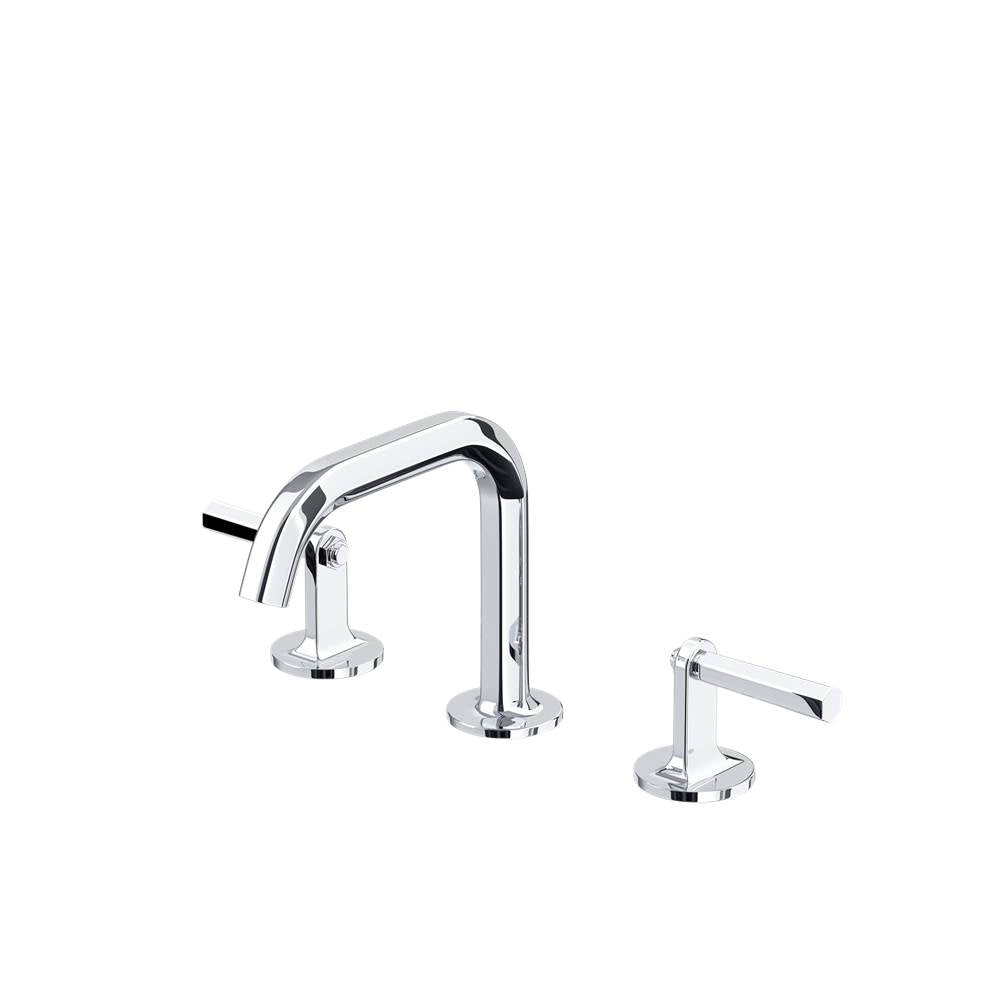 Rohl - ModelleE Widespread Lavatory Faucet With U-Spout - Polished Chrome