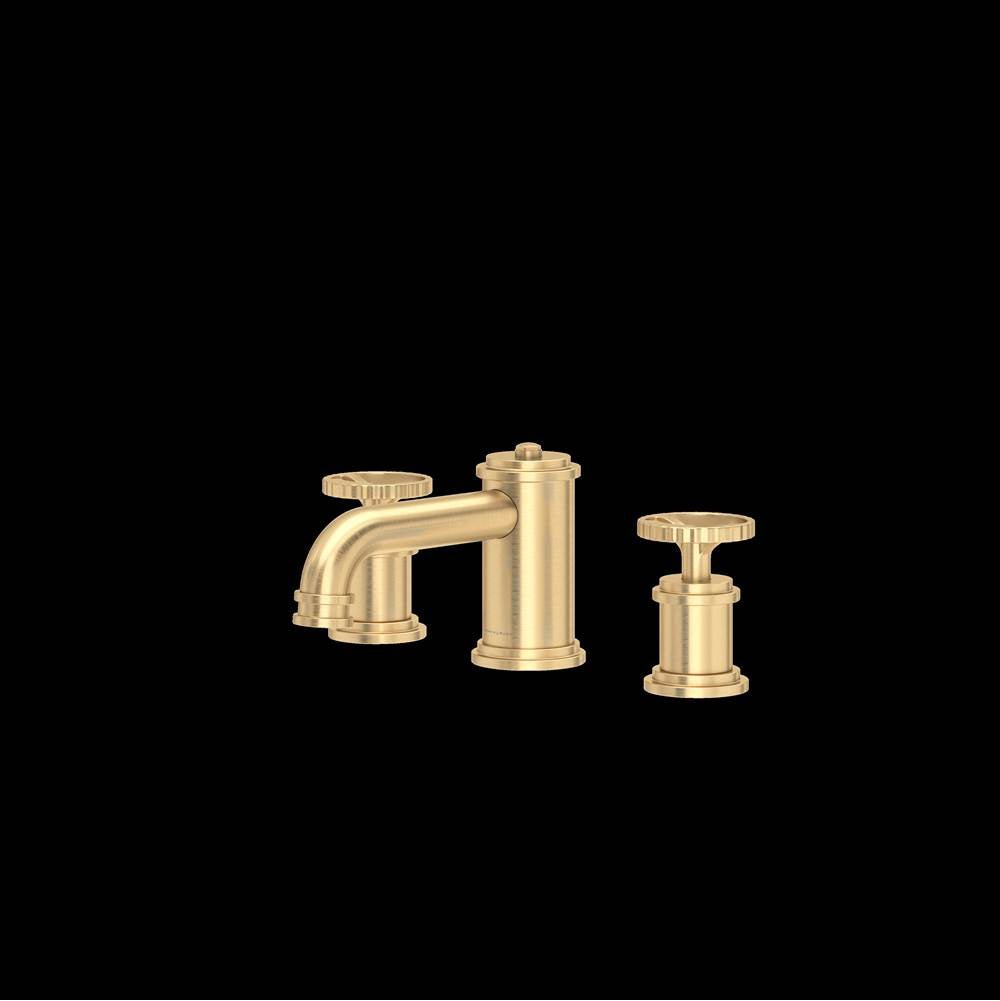 Rohl - ArmstrongE Widespread Lavatory Faucet With Low Spout - Satin English Gold