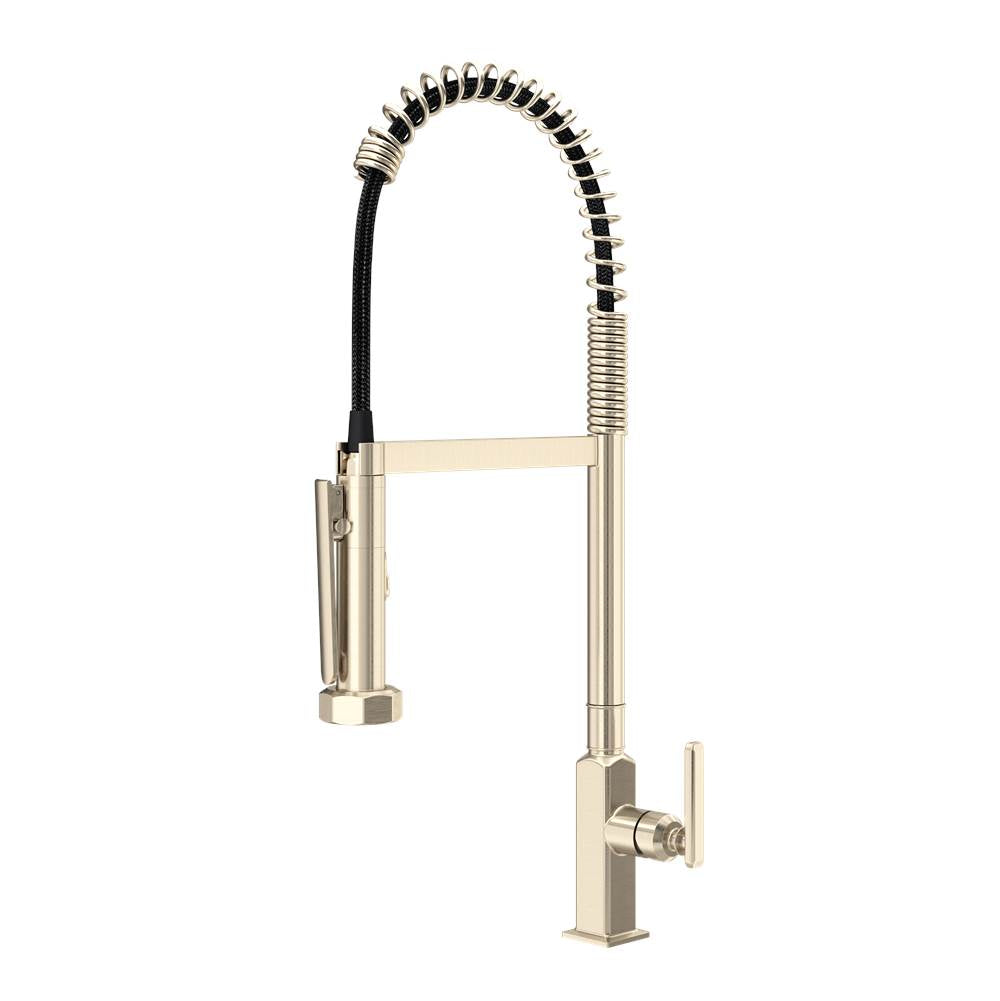 Rohl - ApothecaryE Pre-Rinse Infinite Control Pull-Down Faucet - Satin Nickel