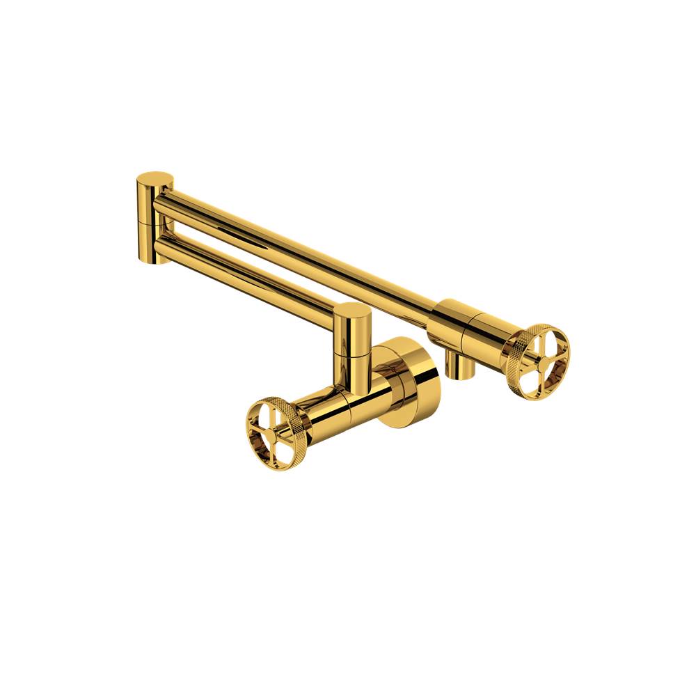 Rohl - CampoE Pot Filler - Unlacquered Brass