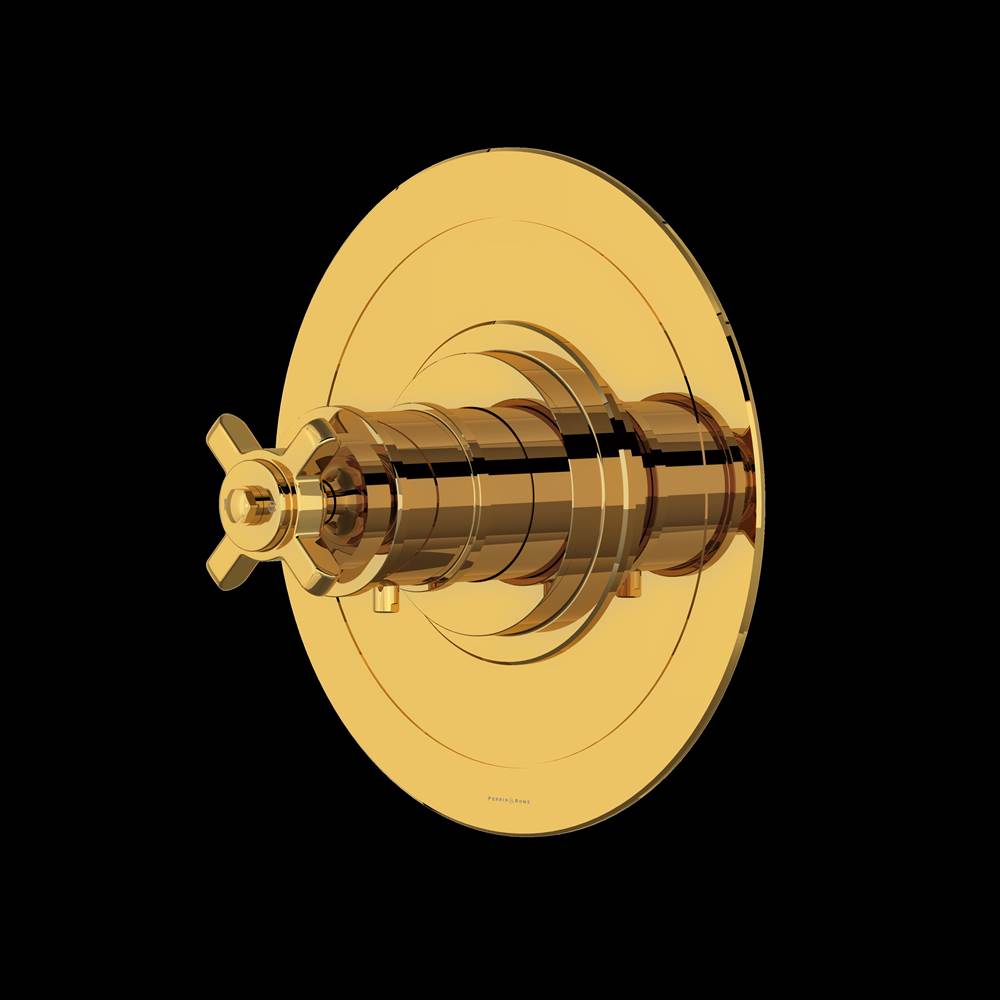 Rohl - ArmstrongE 3/4'' Thermostatic Trim Without Volume Control - Unlacquered Brass