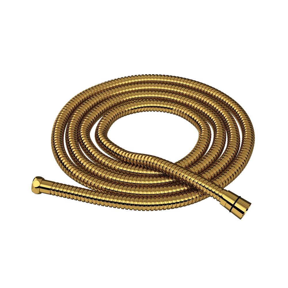 Rohl - 79'' Metal Shower Hose - Unlacquered Brass