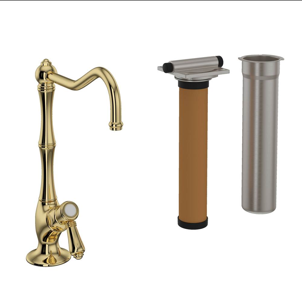 Rohl - Acqui Filter Kitchen Faucet Kit - Unlacquered Brass